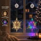 🥳2026 HOT SALE🥳💞50K+ SOLD! 🎄✨ 50% OFF! DIY Christmas Suction Window Lights – no drill, no residue, battery powered & reusable. Multiple festive shapes, warm or colourful glow! 🪟💚