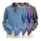 2023 Men's Linen Long Sleeve Shirt(Buy 2 Free Shipping)
