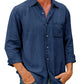 Men's High Quality Denim Shirts Long Sleeve