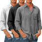 Men's High Quality Denim Shirts Long Sleeve